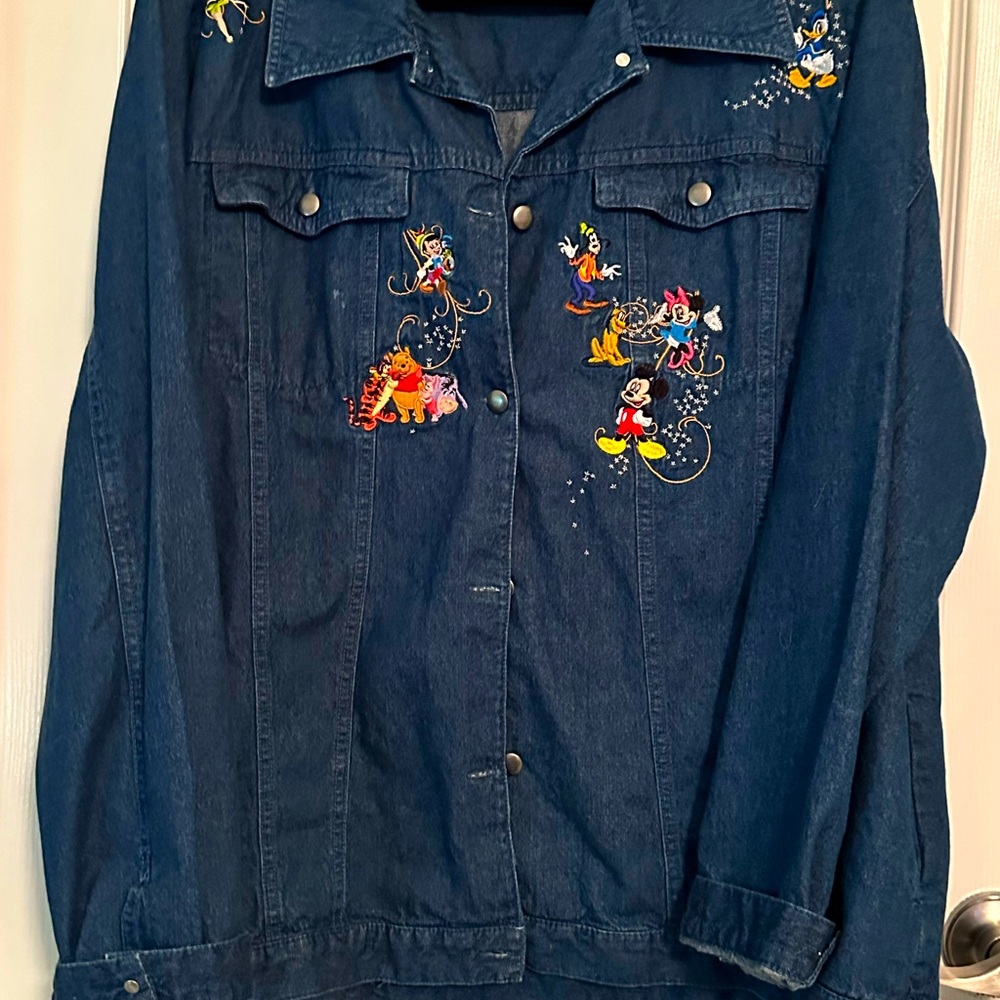Authentic Bradford Exchange Disney Denim Jacket